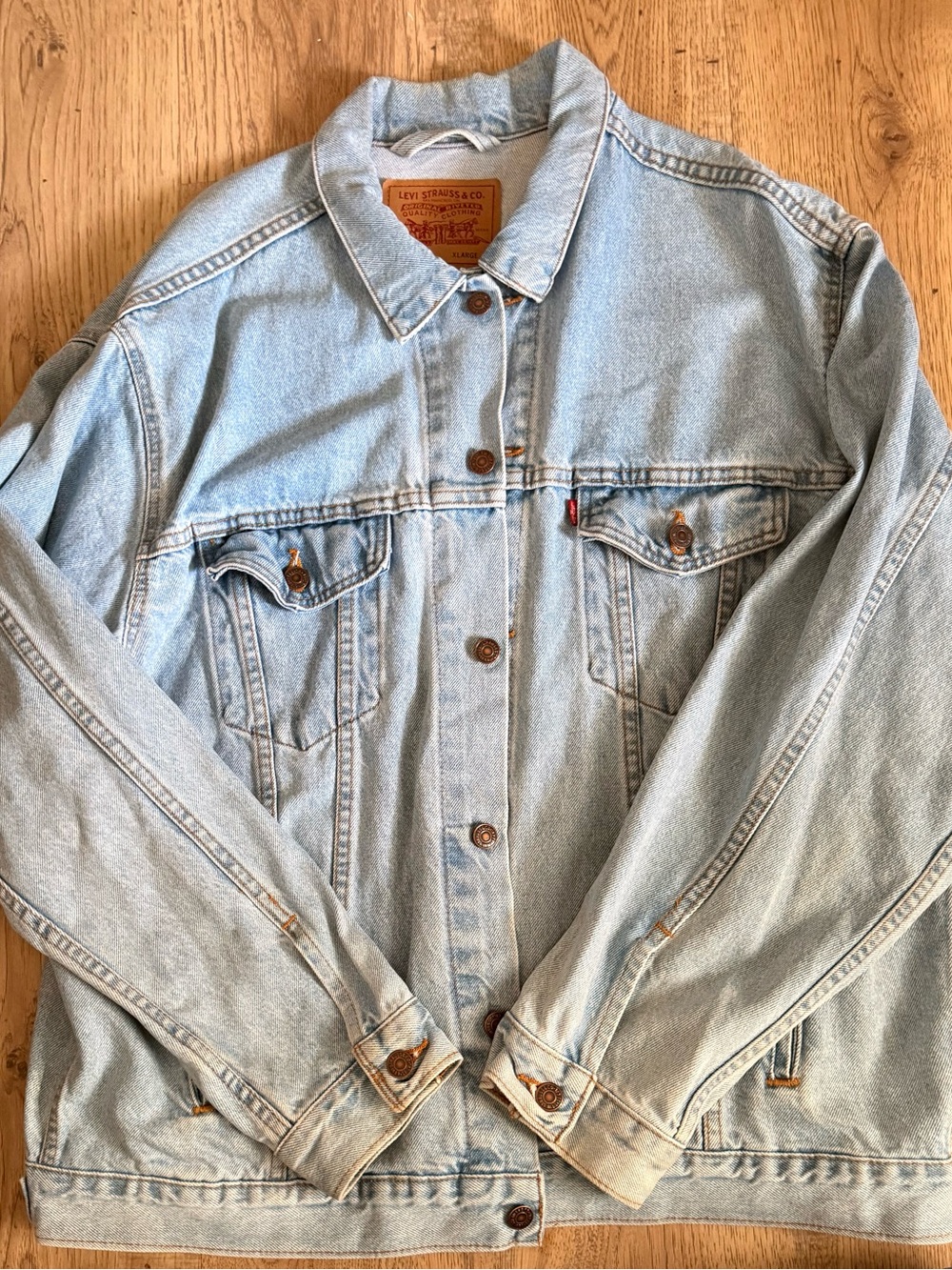 Levi's Light Wash Denim Jacket - Pale Blue Vintage 90’s